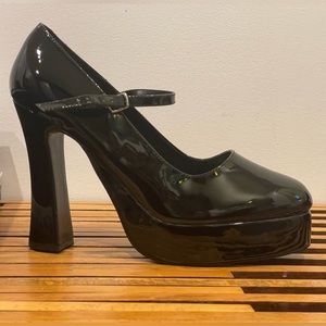 🕷Demonia Black Patent Maryjane DOLL50 Platform Heels🕸